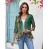 Zeagoo Women’s 2026 Summer 3/4 Sleeve Lightweight Cardigans Sweaters Open Front Draped Ruffles Kimono Coverups(Mz839)