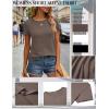 Zeagoo Womens 3 Pack Tshirts for Women Short Sleeve Shirt Crewneck Basic Tee Summer Tops Lightweight Plain Workout Clothes(Brown+white+black)