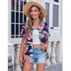 Zeagoo Womens Button Down Shirt Bust Pocket Short Sleeve Blouses Business Casual Work Tops Summer Outfits(Hf60)