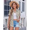 Zeagoo Womens Button Down Shirt Bust Pocket Short Sleeve Blouses Business Casual Work Tops Summer Outfits(Xh51)