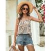 Zeagoo Womens Camisole Tank Tops Summer Adjustable Spaghetti Strap Loose Fit Flowy Shirts Sleeveless Trendy Clothes(Mz453)