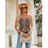 Zeagoo Womens Camisole Tank Tops Summer Adjustable Spaghetti Strap Loose Fit Flowy Shirts Sleeveless Trendy Clothes(Mz721)