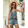 Zeagoo Womens Camisole Tank Tops Summer Adjustable Spaghetti Strap Loose Fit Flowy Shirts Sleeveless Trendy Clothes(Mz779)