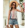 Zeagoo Womens Camisole Tank Tops Summer Adjustable Spaghetti Strap Loose Fit Flowy Shirts Sleeveless Trendy Clothes(Mz923)