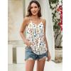 Zeagoo Womens Camisole Tank Tops Summer Adjustable Spaghetti Strap Loose Fit Flowy Shirts Sleeveless Trendy Clothes(Wf109)