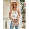 Zeagoo Womens Camisole Tank Tops Summer Adjustable Spaghetti Strap Loose Fit Flowy Shirts Sleeveless Trendy Clothes(Wf109)
