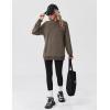 Zeagoo Womens Fleece Hoodies Soft Midweight Casual Hooded Sweatshirts Fall Winter Pullover Tops Kangaroo Pocket(Grey)