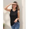 Zeagoo Womens Sleeveless Sweater Vest Crewneck Knit Loose Sweater Tank Tops Lightweight Shirts Blouses 2026(Black)