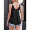 Zeagoo Women’s Soft Tank Top(Black)