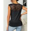 Zeagoo Womens Tank Tops 2 Pack Trendy Going Out Tops Sleeveless Shirts Ruched Business Casual Basic Tunic Tops Outfits(B-black&white)