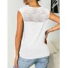 Zeagoo Womens Tank Tops 2 Pack Trendy Going Out Tops Sleeveless Shirts Ruched Business Casual Basic Tunic Tops Outfits(B-white&white)
