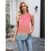 Zeagoo Womens Tank Tops 2026 Loose V Neck Spring Summer Tops Business Dressy Sleeveless Shirts(Gradient 218)