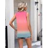Zeagoo Womens Tank Tops 2026 Loose V Neck Spring Summer Tops Business Dressy Sleeveless Shirts(Gradient 218)