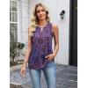 Zeagoo Womens Tank Tops 2026 Loose V Neck Spring Summer Tops Business Dressy Sleeveless Shirts(Multicolor 929)