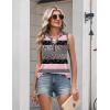 Zeagoo Womens Tank Tops 2026 Loose V Neck Spring Summer Tops Business Dressy Sleeveless Shirts(Multicolor Stripe Tz245)