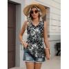 Zeagoo Womens Tank Tops 2026 Summer Flowy Peplum Casual V Neck Babydoll Sleeveless Tops S-3X(Cx273)