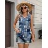 Zeagoo Womens Tank Tops 2026 Summer Flowy Peplum Casual V Neck Babydoll Sleeveless Tops S-3X(Jh510)