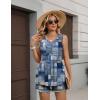 Zeagoo Womens Tank Tops 2026 Summer Flowy Peplum Casual V Neck Babydoll Sleeveless Tops S-3X(Jh510)