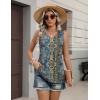 Zeagoo Womens Tank Tops 2026 Summer Flowy Peplum Casual V Neck Babydoll Sleeveless Tops S-3X(Mz779)
