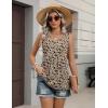 Zeagoo Womens Tank Tops 2026 Summer Flowy Peplum Casual V Neck Babydoll Sleeveless Tops S-3X(Sf154)