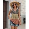 Zeagoo Womens Tank Tops 2026 Summer Flowy Peplum Casual V Neck Babydoll Sleeveless Tops S-3X(Xh553)