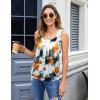 Zeagoo Womens Tank Tops Summer Sleeveless Loose Fit Square Neck Pleated Shirts Banded Basic Casual Trendy Clothes(F-multi Teal)