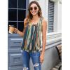 Zeagoo Womens Tank Tops Summer Sleeveless Loose Fit Square Neck Pleated Shirts Banded Basic Casual Trendy Clothes(Pattern Cx289)