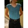 Zeagoo Womens Tops Cute Loose Tank Tops Trendy Casual Dressy Shirts V Neck Cap Sleeve Tops Summer Outfits(Xh363)