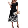 Black White Floral