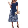 Navy Blue Floral
