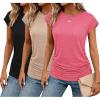 3pcs X-watermelon Red  Khaki  Black