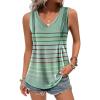 Cyan Colorful Stripe