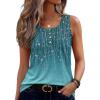 Zeagoo Womens Tank Tops Summer Sleeveless Tops Loose Button Henley Shirts Crew Neck Dress Casual 2026 Clothes(A Xh363)