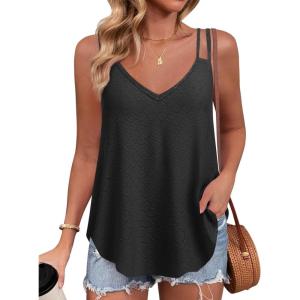 Zeagoo Women’s Soft Tank Top(Black)