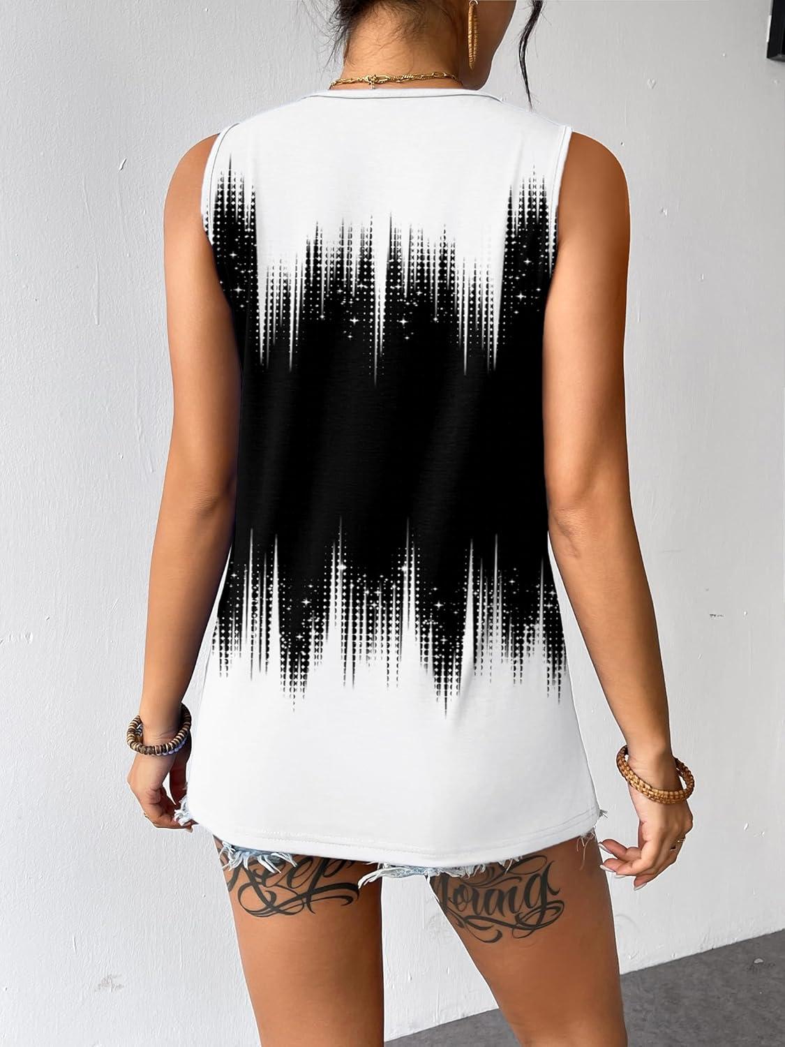 imageZeagoo Womens Summer Tank Tops Sleeveless Loose Fit Tunic Blouses Dressy Casual Pleated Front Scoop Neck Boho ShirtsJb204