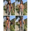 Zeagoo Ruched Tank Tops Summer V Neck Slim Fit Side Drawstring Casual Dressy Sleeveless Shirts
