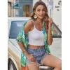 Zeagoo Womens Hawaiian Button Down Shirts Short Sleeve Casual Floral Tropical Shirt Summer Beach Shirt Cool Button Up Tops(Paisley Cashew Green)