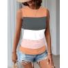 Zeagoo Womens Ruched Tank Tops Summer Dressy Casual Crewneck Sleeveless Shirts S-XXL(2 Pack-grey White Pink and White)