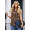 Zeagoo Women’s Sleeveless Button Down Shirts Blouses Casual Loose V Neck Tank Tops for Work S-XXL(An136)