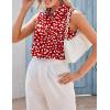 Zeagoo Women’s Sleeveless Button Down Shirts Blouses Casual Loose V Neck Tank Tops for Work S-XXL(Jh590)