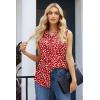 Zeagoo Women’s Sleeveless Button Down Shirts Blouses Casual Loose V Neck Tank Tops for Work S-XXL(Jh590)