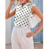 Zeagoo Women’s Sleeveless Button Down Shirts Blouses Casual Loose V Neck Tank Tops for Work S-XXL(Jh592)