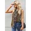 Zeagoo Women’s Sleeveless Button Down Shirts Blouses Casual Loose V Neck Tank Tops for Work S-XXL(Mz721)