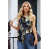 Zeagoo Women’s Sleeveless Button Down Shirts Blouses Casual Loose V Neck Tank Tops for Work S-XXL(Zr220)
