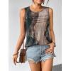 Zeagoo Womens Summer Tank Tops Sleeveless Loose Fit Tunic Blouses Dressy Casual Pleated Front Scoop Neck Boho Shirts(Cx278)
