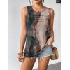 Zeagoo Womens Summer Tank Tops Sleeveless Loose Fit Tunic Blouses Dressy Casual Pleated Front Scoop Neck Boho Shirts(Cx278)
