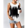 Zeagoo Womens Summer Tank Tops Sleeveless Loose Fit Tunic Blouses Dressy Casual Pleated Front Scoop Neck Boho Shirts(Jb204)