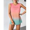 Zeagoo Womens Summer Tank Tops Sleeveless Loose Fit Tunic Blouses Dressy Casual Pleated Front Scoop Neck Boho Shirts(Jb218)