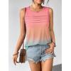 Zeagoo Womens Summer Tank Tops Sleeveless Loose Fit Tunic Blouses Dressy Casual Pleated Front Scoop Neck Boho Shirts(Jb218)