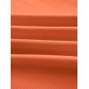 Zeagoo Womens Tank Top Racerback Crowl Neck Casual Basic Ribbed Knit Fitted Sleeveless Shirts S-XXL(Orange&beige)